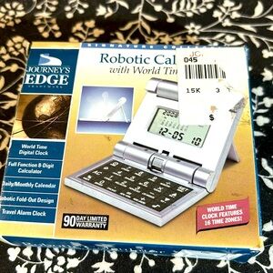 World time clock Calculater JC Penney's vintage new in box